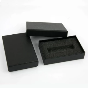 Karton memóriakártya doboz - Fekete