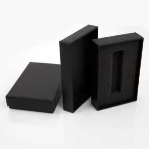 Karton memóriakártya doboz - Fekete