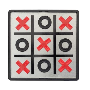 Mágneses tic-tac-toe játék - Fekete