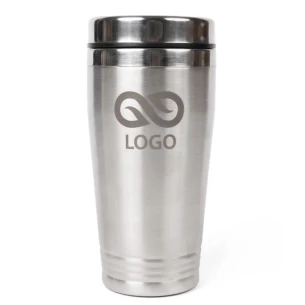 Prado 2 acél bögre - ezüst