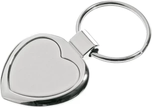 Stout Heart fém kulcstartó - Ezüst