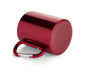 CAMP bögre karabinerrel - piros