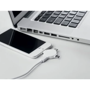 3 az 1-ben kábeladapter - LIGO CABLE - fehér