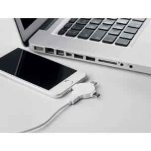 3 az 1-ben kábeladapter - LIGO CABLE - fehér