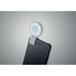 LED szelfi lámpa klippel - PINNY- fehér
