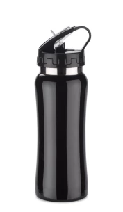 PATRO acél bidon 600 ml - Fekete