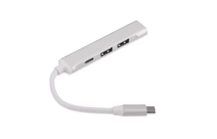 USB HUB elosztó - ROSKO - Ezüst