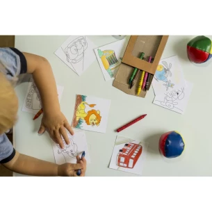 Színező készlet, zsírkréták | Hadley - semleges