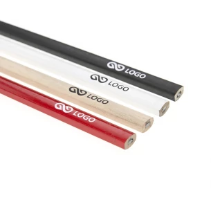 Logóval nyomtatott ácsceruza - bézs színű