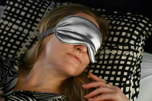 VELURO alvó szemkötő - szürke