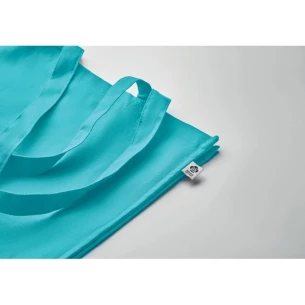 BENTE COLOUR organikus pamut táska - türkizkék