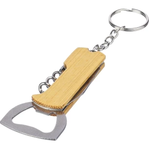 Bambusz 3 az 1-ben kulcstartó - Barna