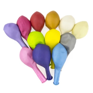 Fémezett léggömb 30cm - Sárga