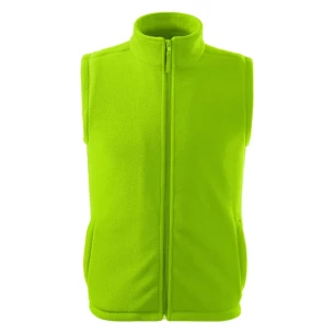 Unisex gyapjú mellény - Lime zöld