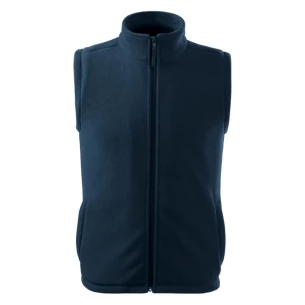 Unisex gyapjú mellény - tengerészkék
