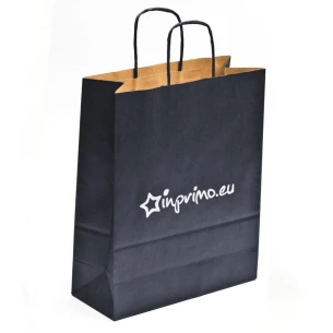 Ajándékcsomag A4 színes táska - Fekete