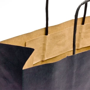 Ajándékcsomag A4 színes táska - Fekete