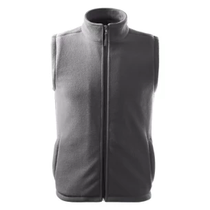 Unisex gyapjú mellény - Sötétszürke