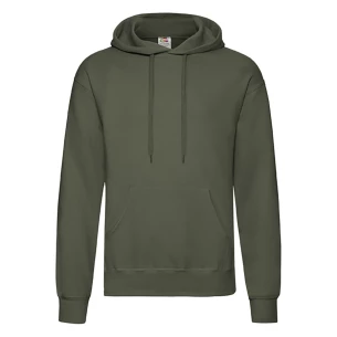 FOTL kapucnis pulóver - olajzöld
