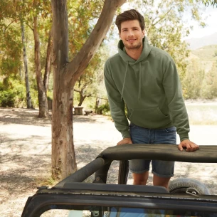 FOTL kapucnis pulóver - Sötétsárga