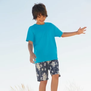 FOTL ValueWeight gyermek póló - Sötétszürke Melange