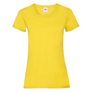 FOTL Lady-Fit ValueWeight póló - Sárga