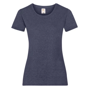 FOTL Lady-Fit ValueWeight póló - Navy Blue Melange