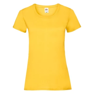 FOTL Lady-Fit ValueWeight póló - Sötétsárga