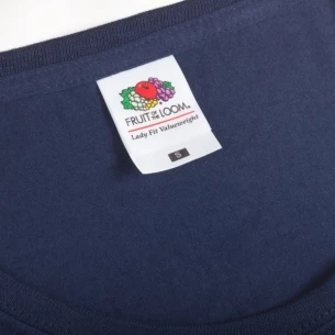 FOTL Lady-Fit ValueWeight póló - sötétszürke melange