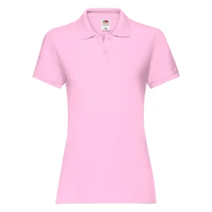 Fruit Of The Loom Premium női póló póló - világos rózsaszín