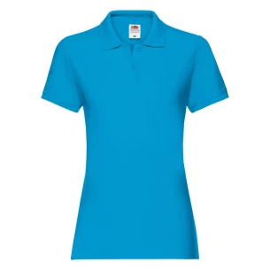 Fruit Of The Loom Premium női póló - Világoskék