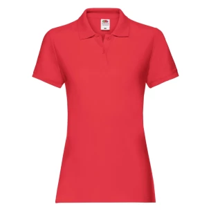 Fruit Of The Loom Premium női póló - Piros