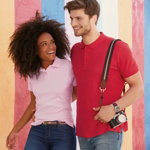 Fruit Of The Loom Premium Polo Shirt - Sötét sárga