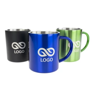 Hugo acél bögre - kék