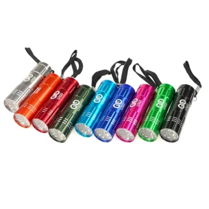 Led zseblámpa - Fekete