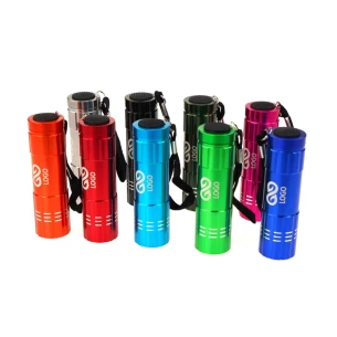 Led zseblámpa - Fekete