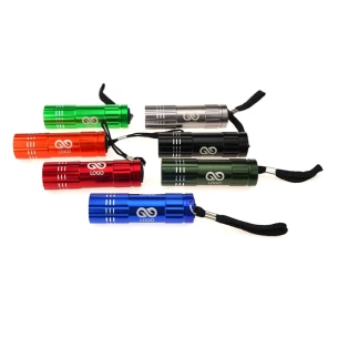 Led zseblámpa - Fekete