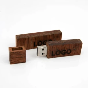 Wood 32Gb pendrive - bézs